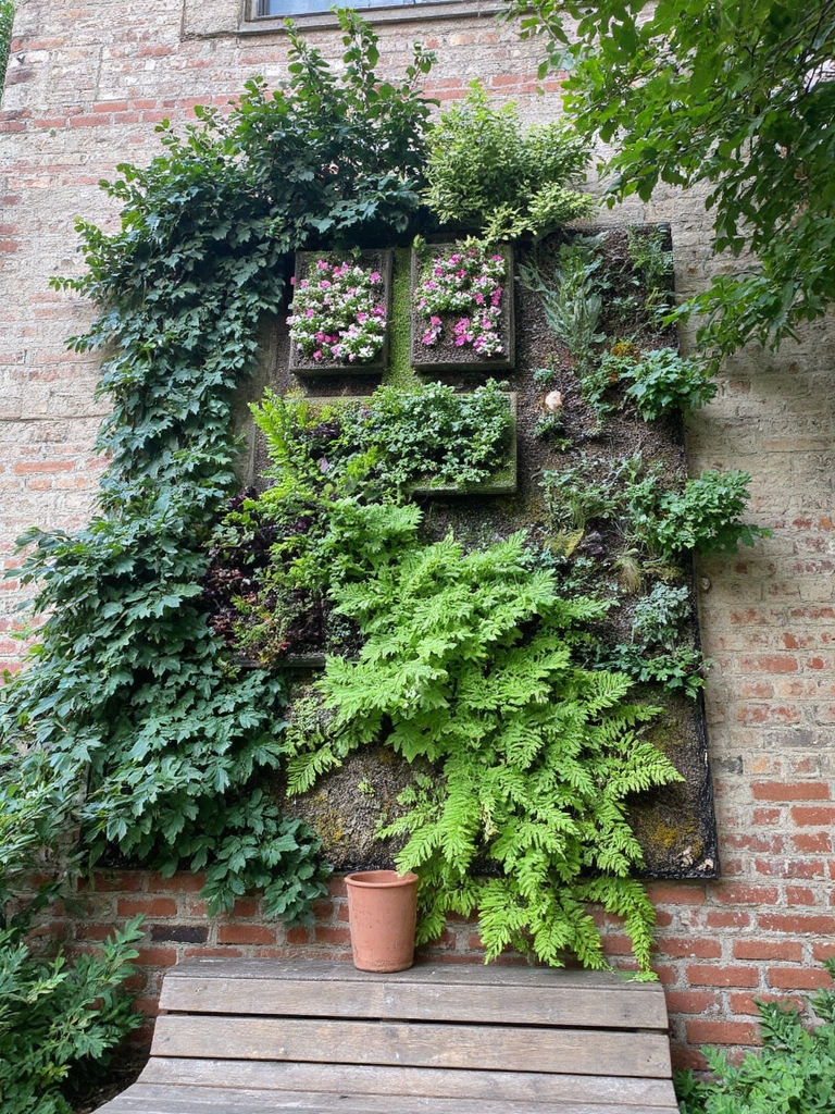 idées de conception de jardin vertical