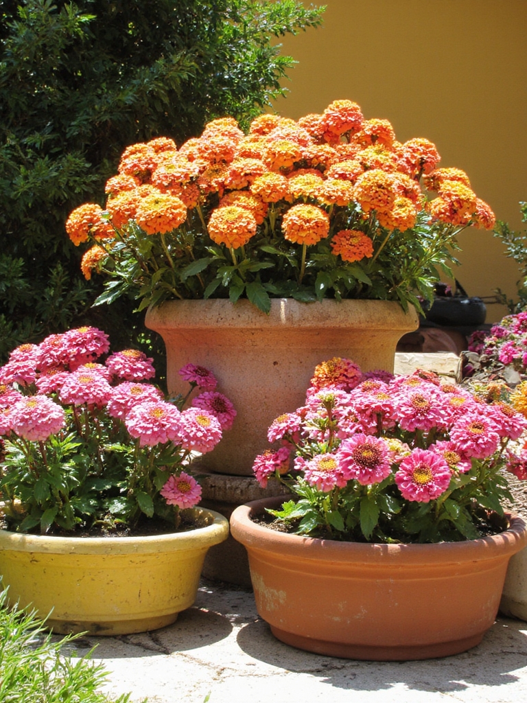 zinnias vibrants pour l'été