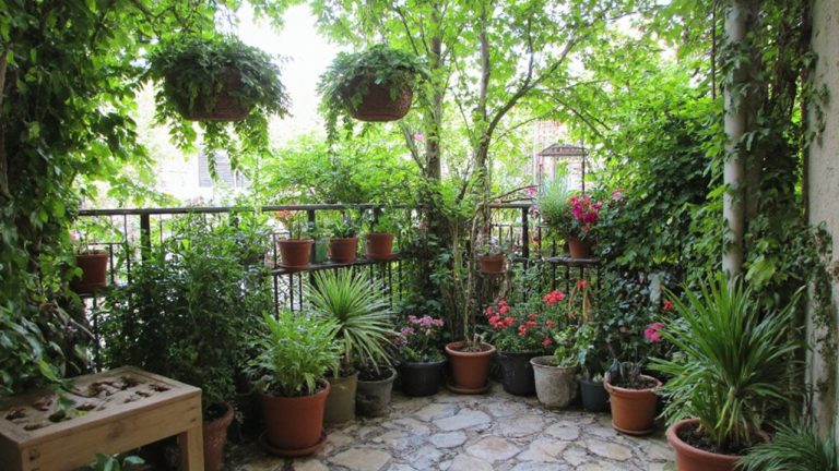 idées de transformation de jardin de balcon