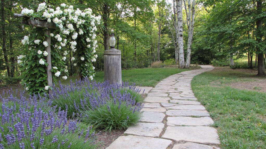 idées de jardin de campagne chic