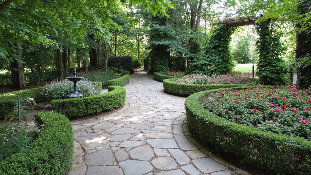 chemins de jardin pour l'élégance
