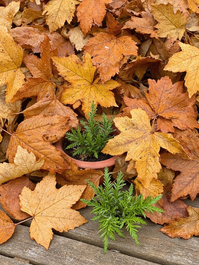texture de feuille d'automne décoration