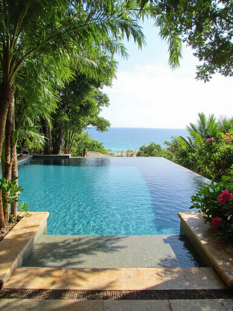 retraite inspirée de Bali enveloppée de bambou