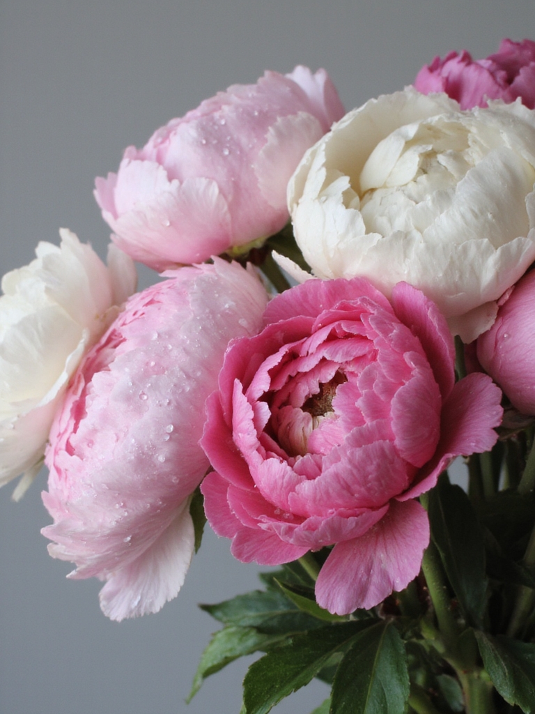 bouquet de pivoines classique élégance
