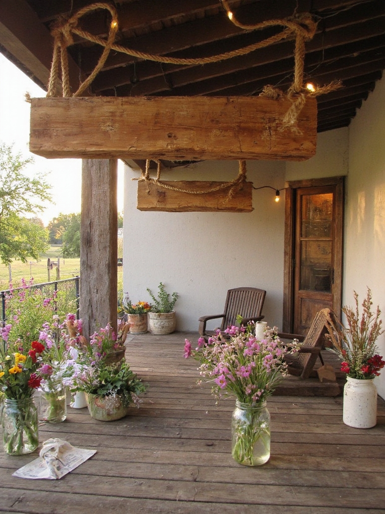 éclairage en bois rustique DIY