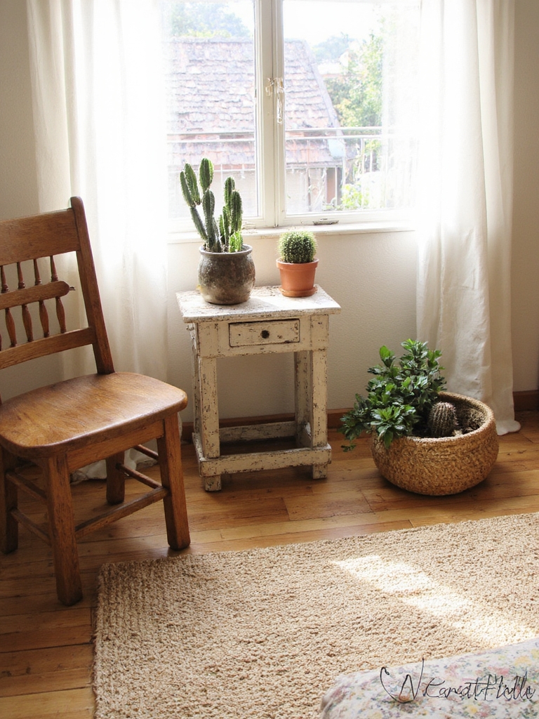 Accents de décoration en cactus terreux