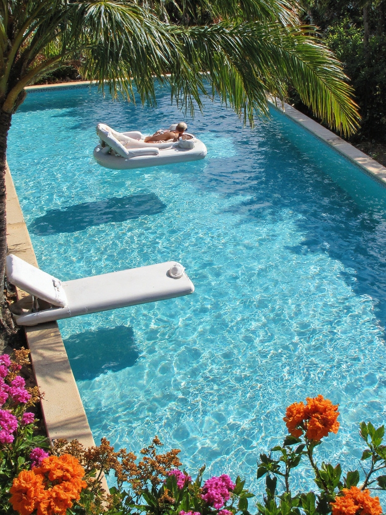 transats flottants pour la détente