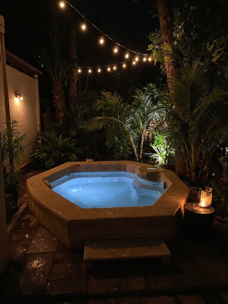 retraite aux lumières ambiantes magiques