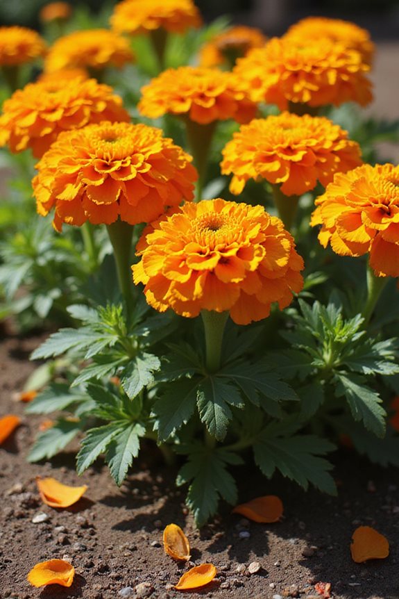 fleurs répulsives naturelles contre les nuisibles