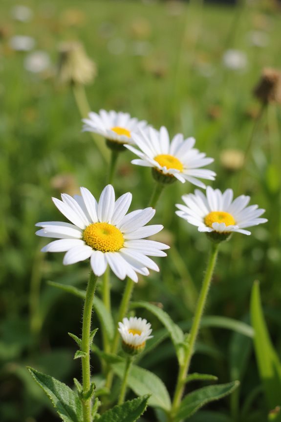 les marguerites peintes protègent les jardins