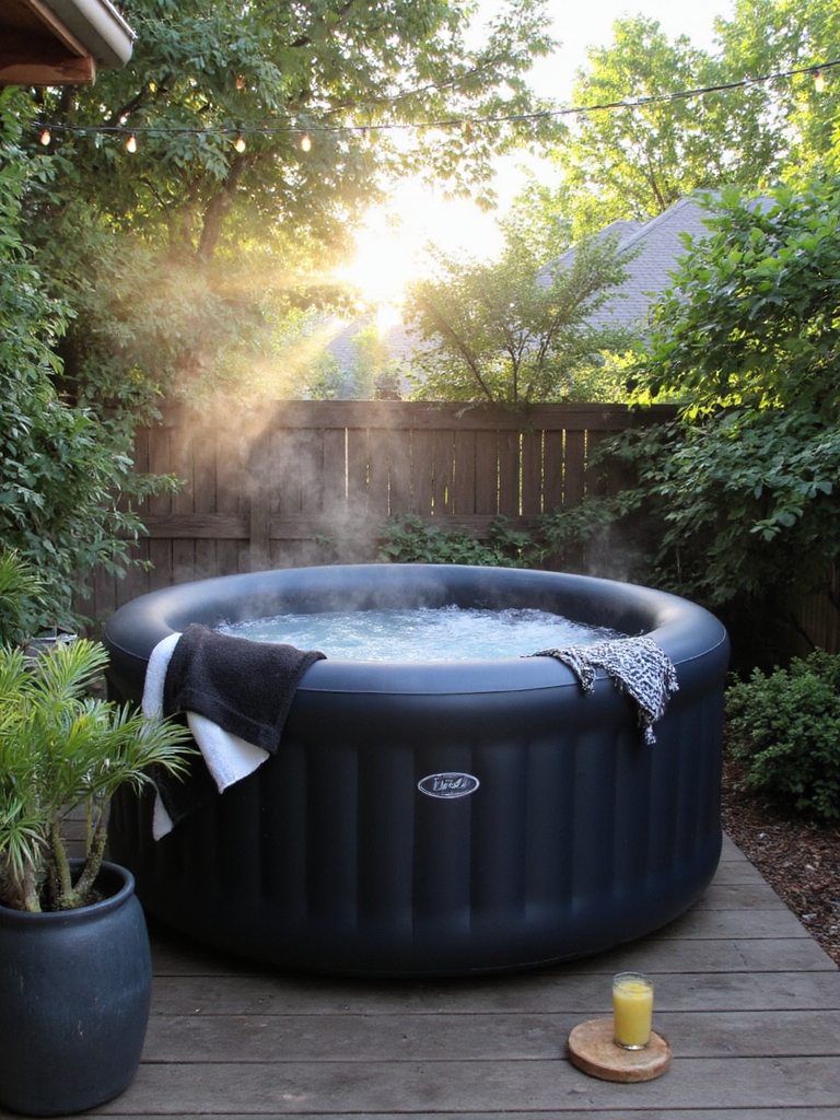 avantages du spa gonflable portable