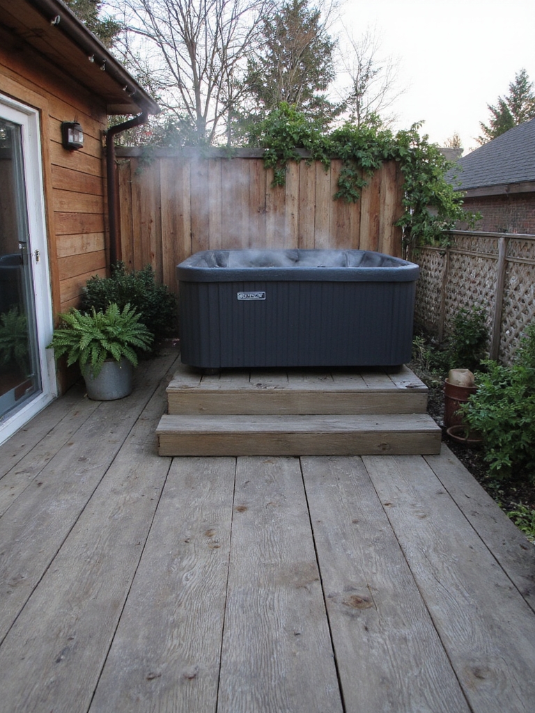 construction simple de terrasse en bois