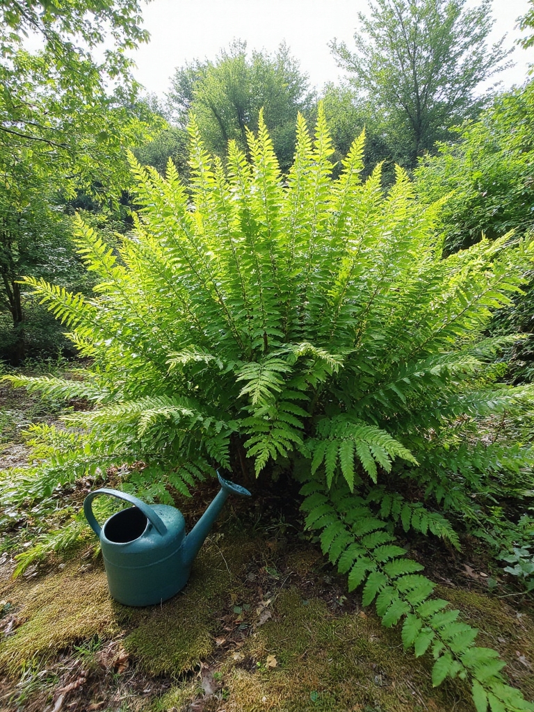Les fougères sensibles nécessitent de l'humidité