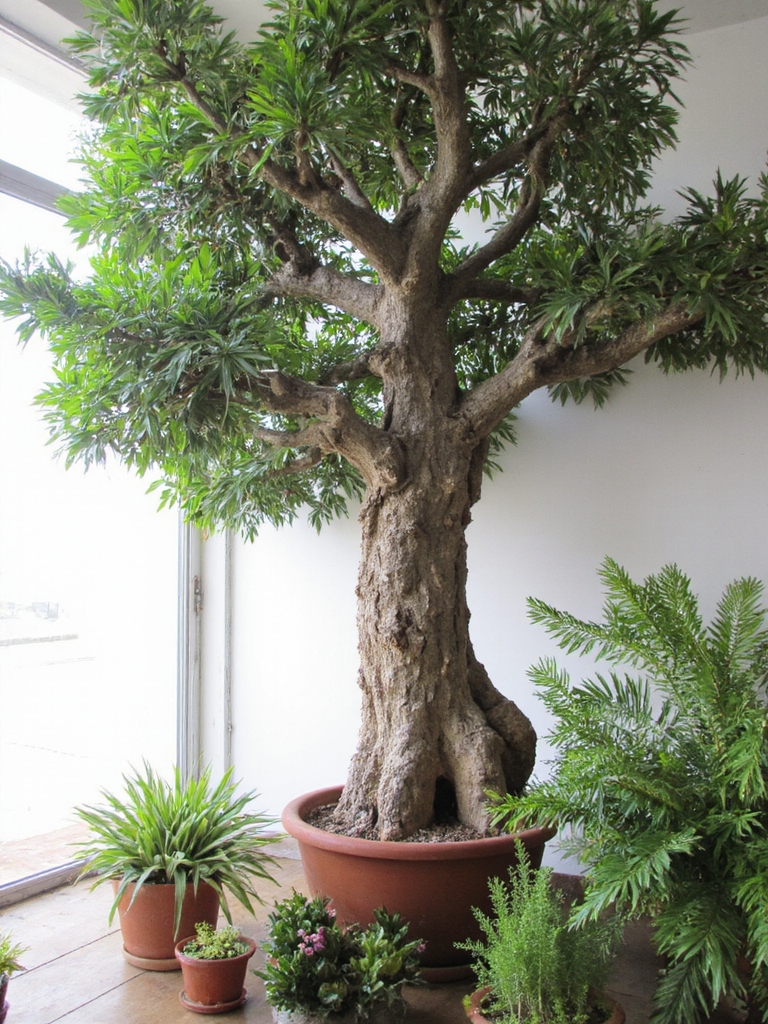 végétation tropicale intérieure unique