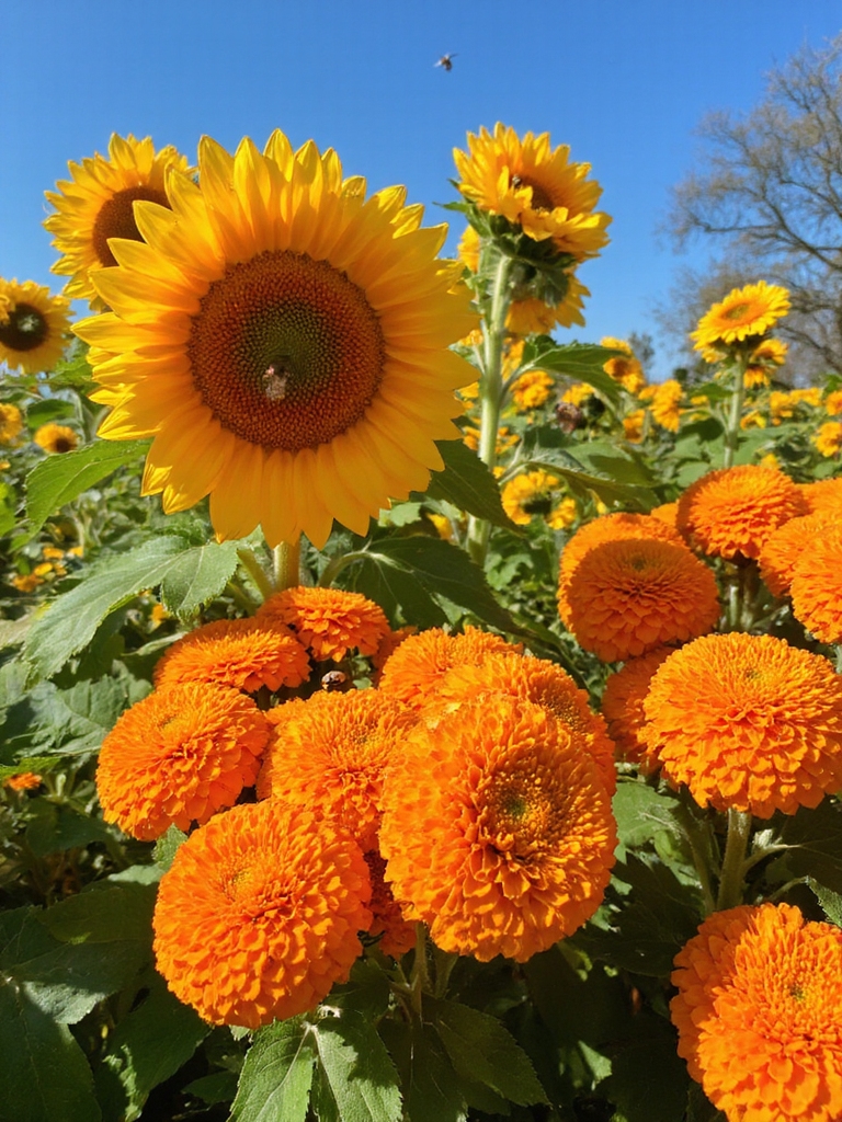 Les soucis vibrants égayent les jardins