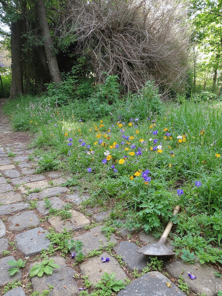 des allées de jardin charmantes améliorent l'attrait