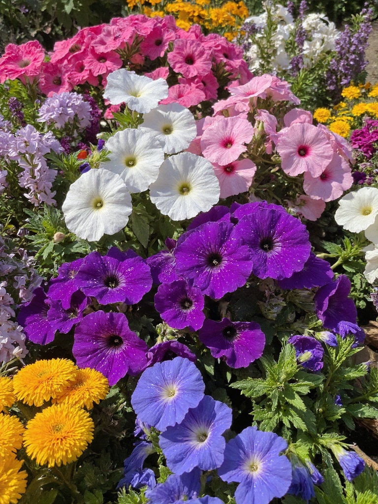 compositions florales colorées