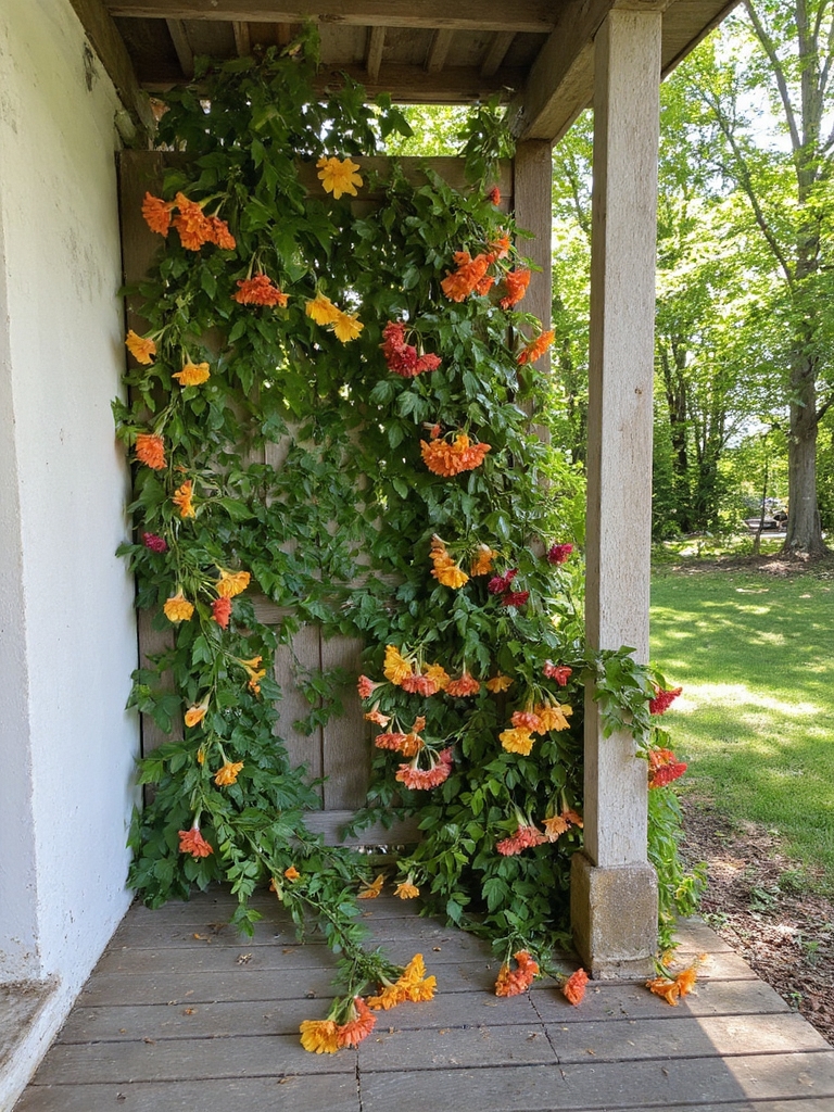 fleurs en forme de trompette colorées