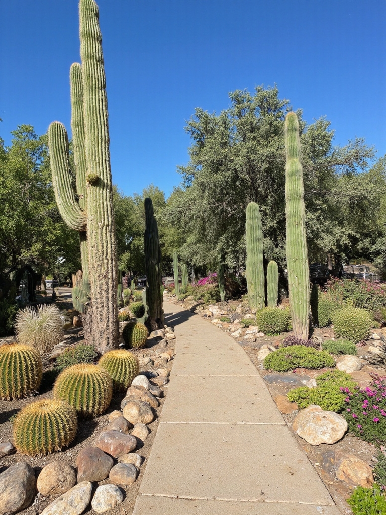 idées de jardin de cactus décoratif
