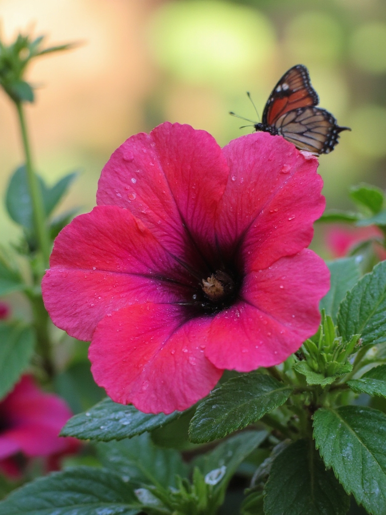 les pétunias ont besoin de soins réguliers