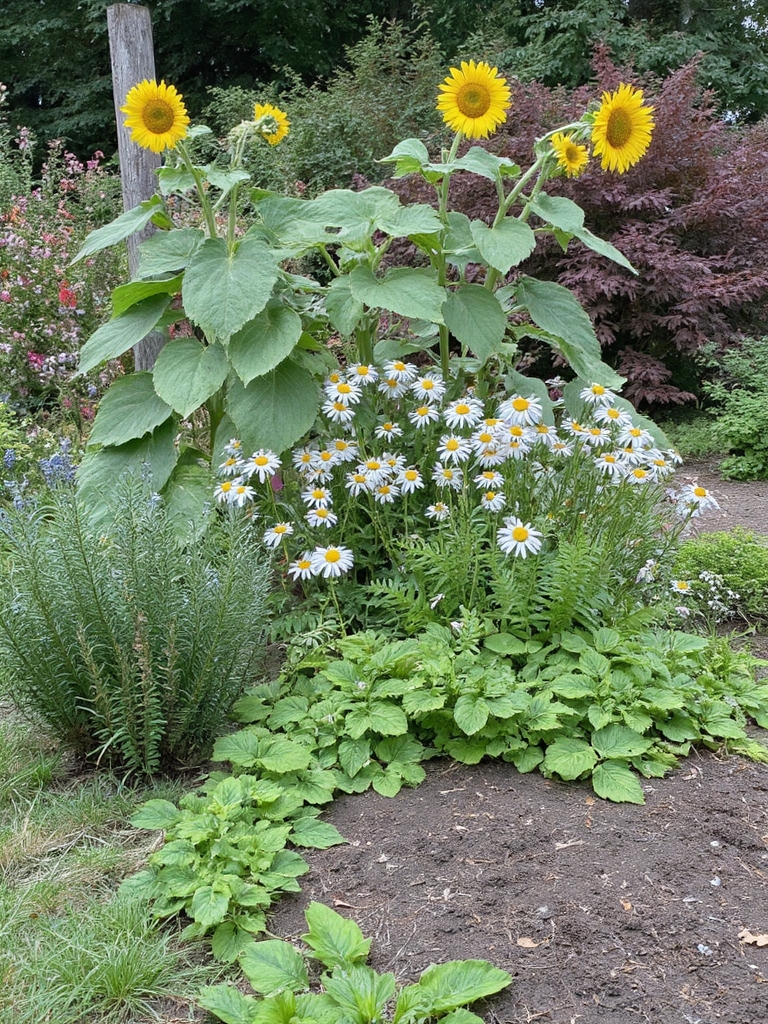 agencement de plantes pour l'harmonie