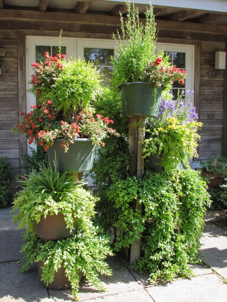 support d'affichage pour étagère de plantes