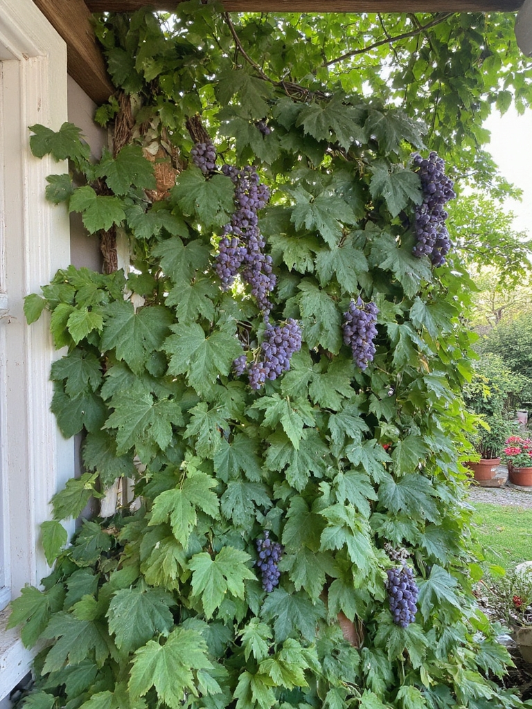 raisins doux belle feuillage