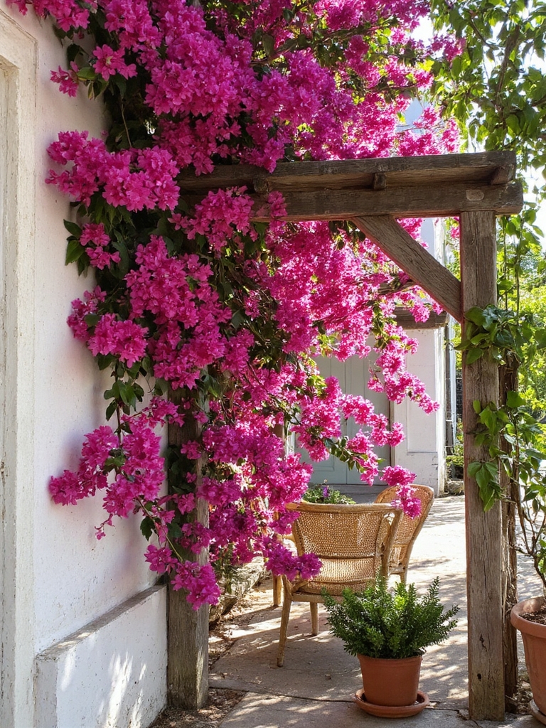 paradis tropical avec des fleurs