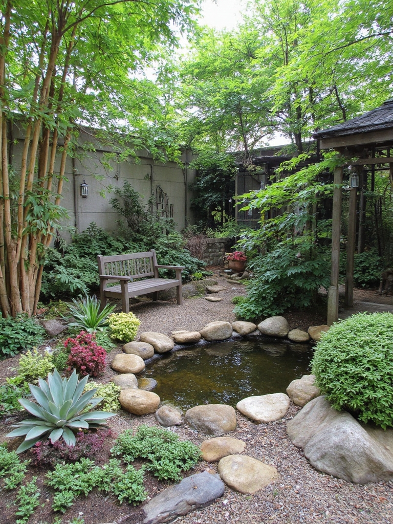 retreat jardin zen urbain