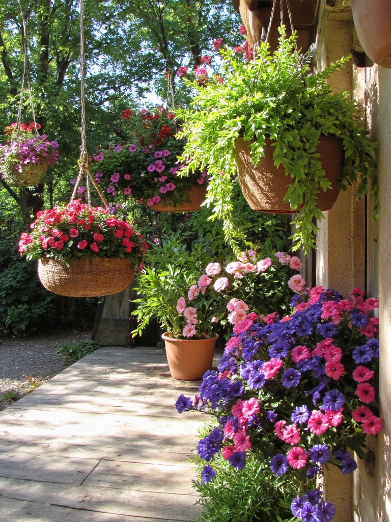 jardin suspendu vibrant oasis