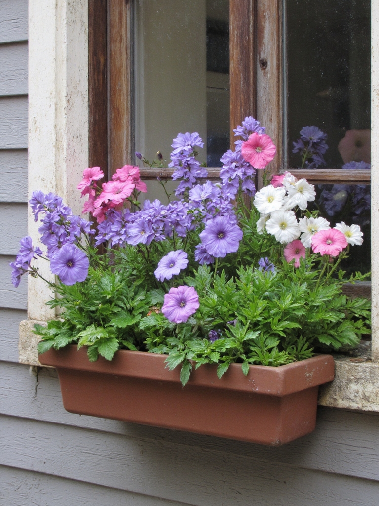 Des pétunias vibrants égayent les jardins