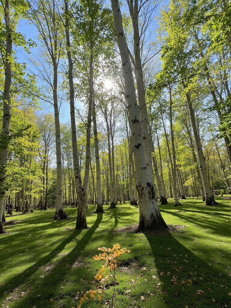 forêt chuchotante de beauté