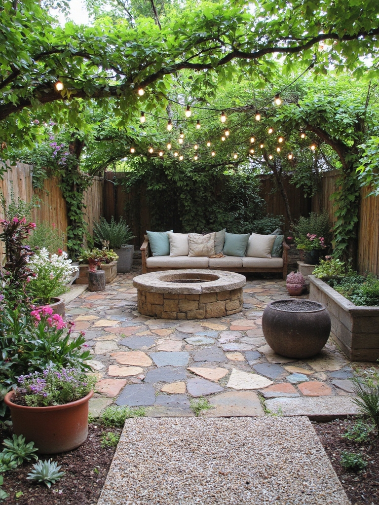 refuge de patio de jardin confortable