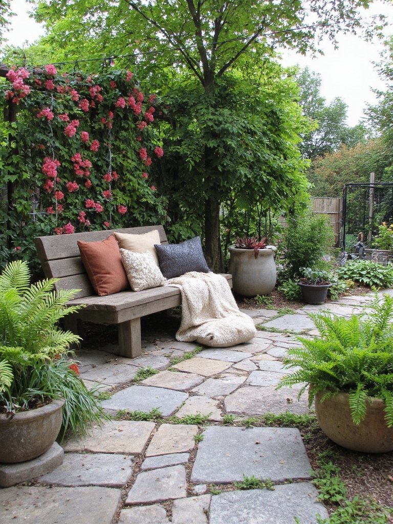 coins de jardin extérieurs confortables