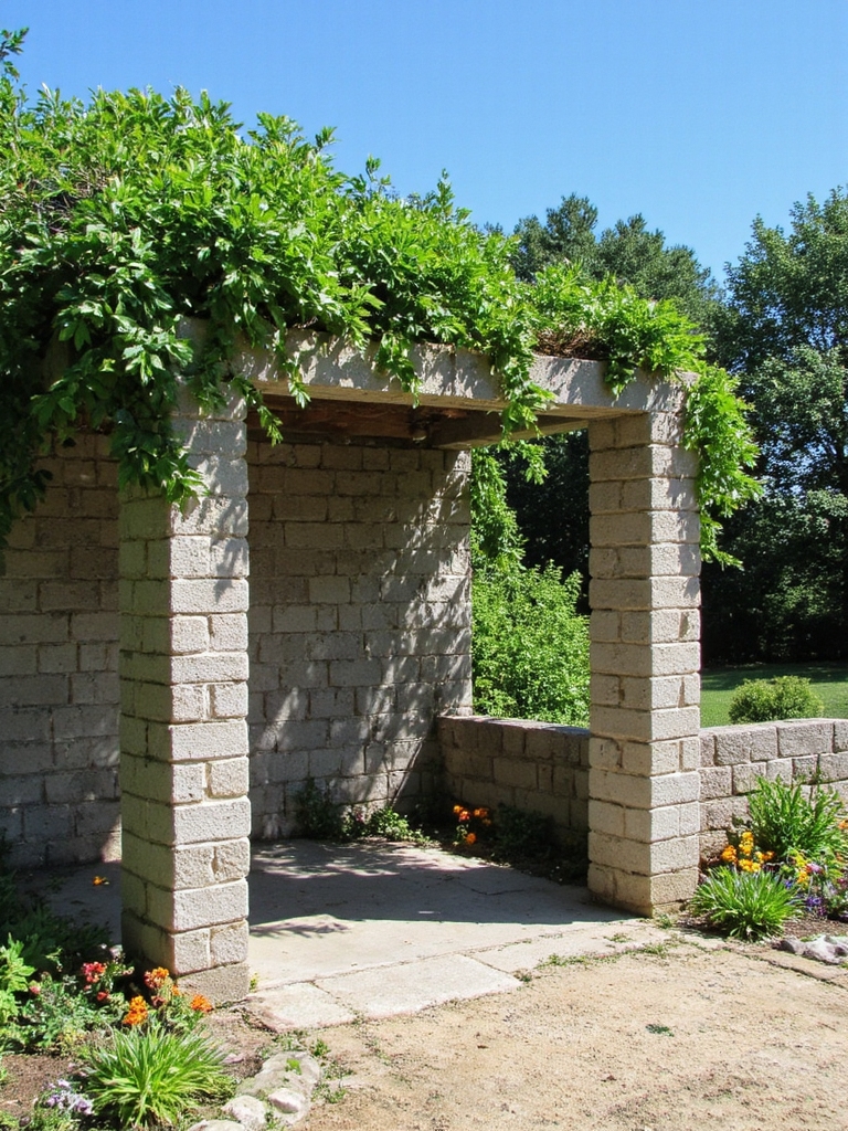 refuge de jardin ombragé et douillet