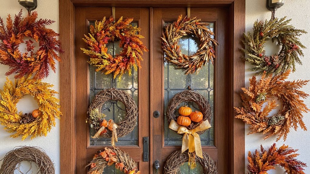 idées de couronnes d'automne DIY