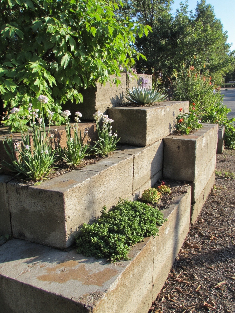 idées de jardinières surélevées