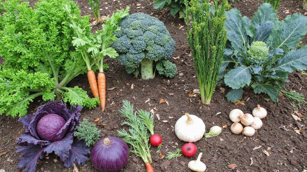 guide de plantation de légumes d'octobre