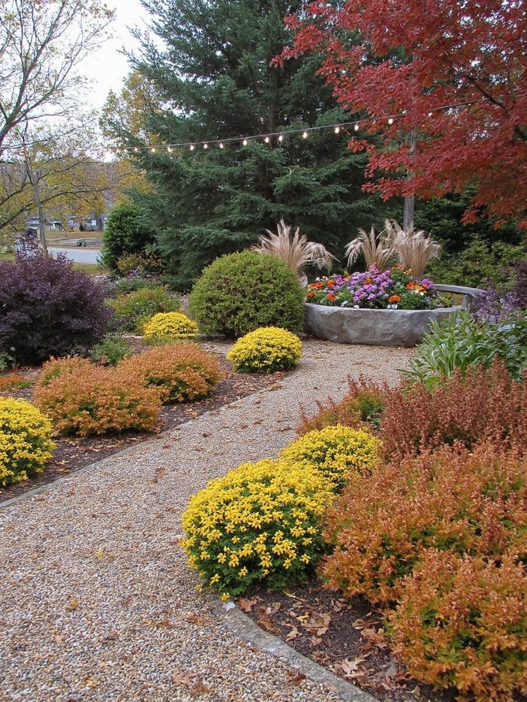 exposition de couleurs saisonnières jardin