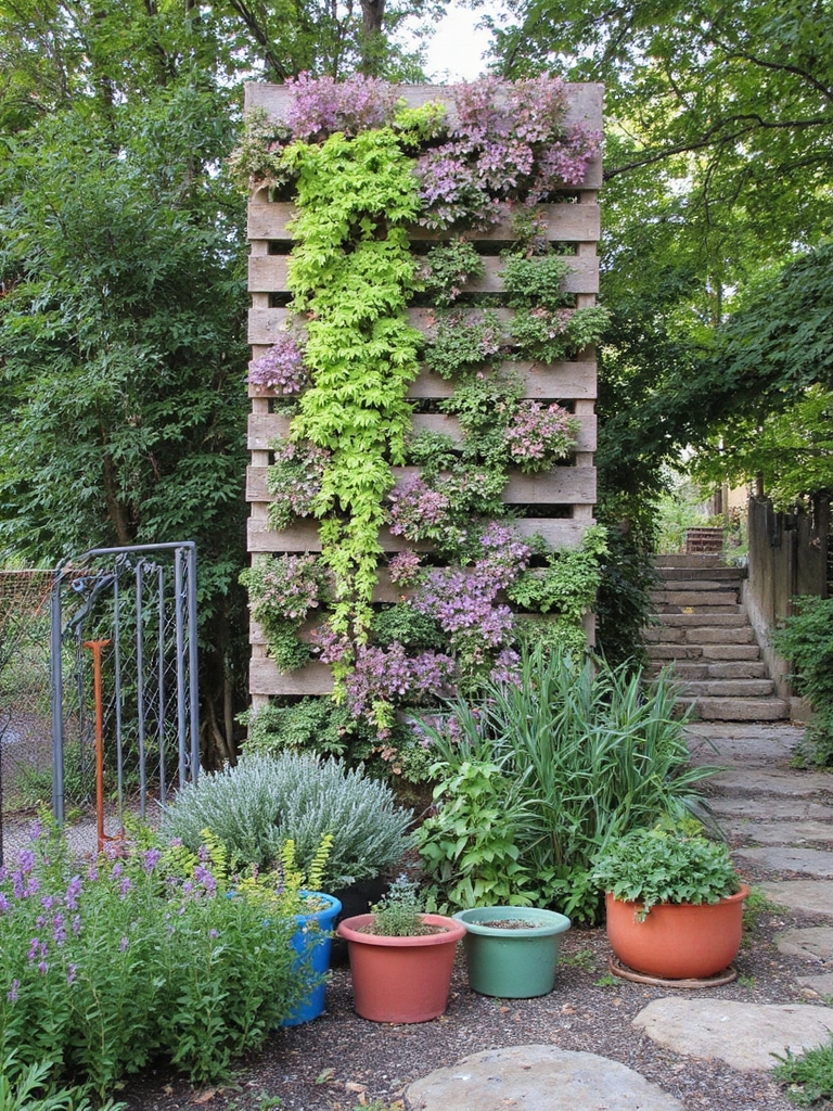 idées de solutions de jardinage vertical