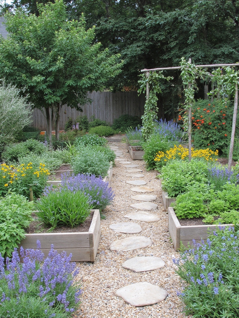 design de paysage comestible vibrant