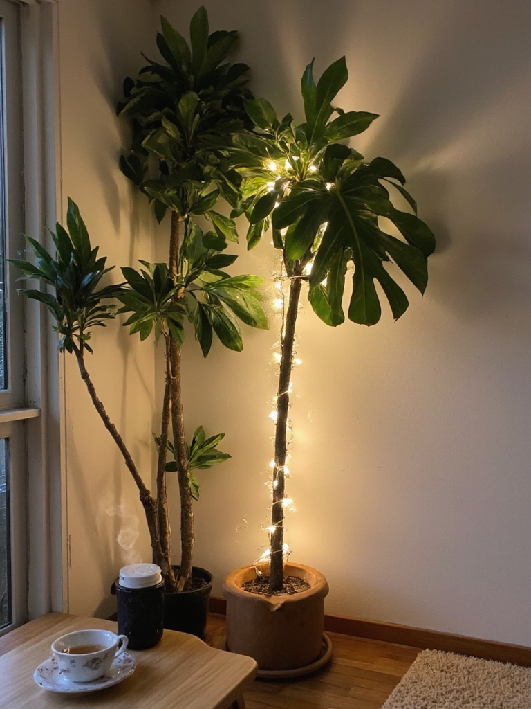 éclairage ambiant pour les plantes