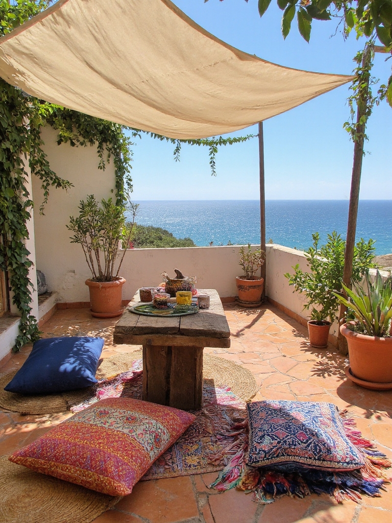 textiles bohèmes pour la détente