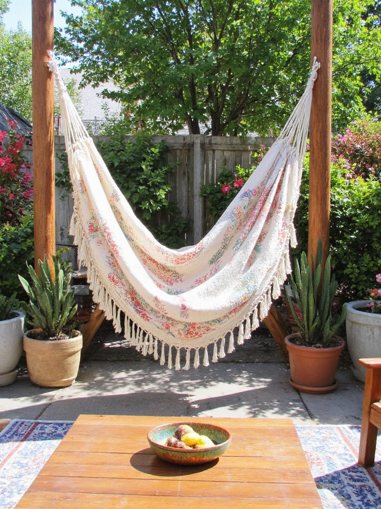 hamac chaleureux pour la relaxation