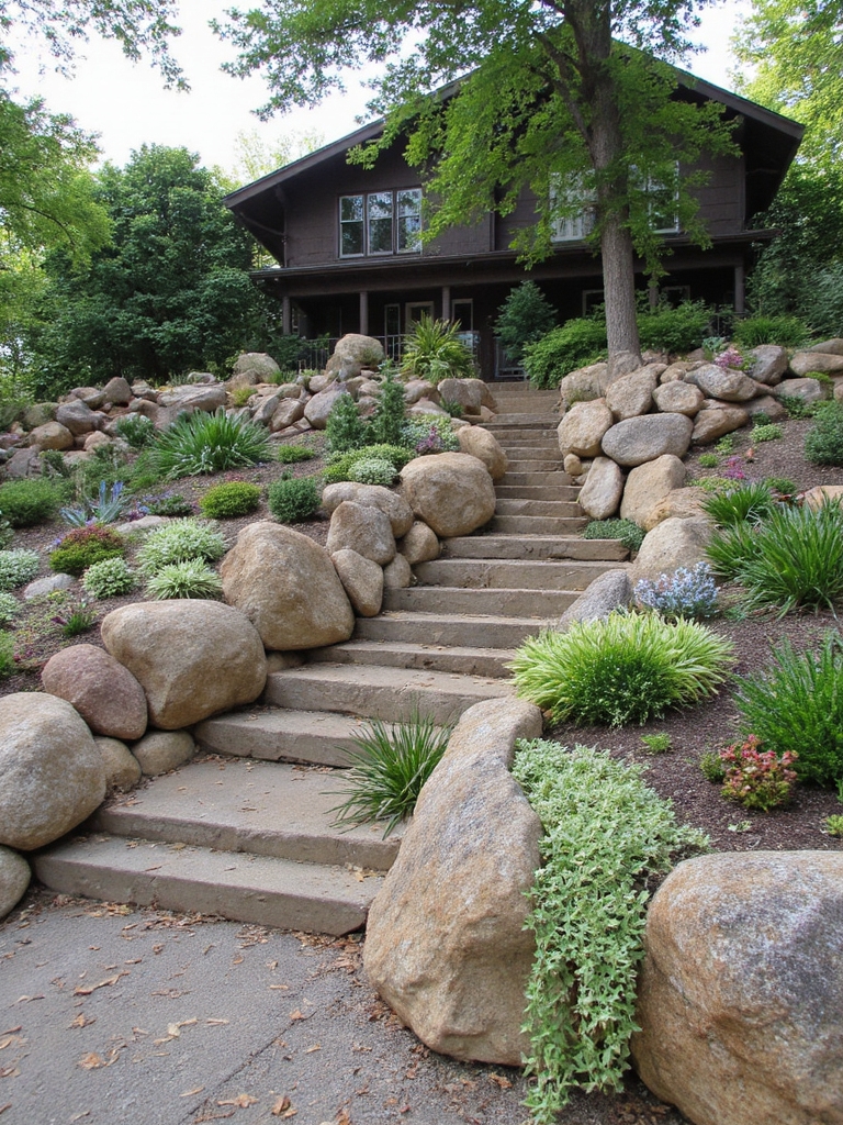 bacs à fleurs en pierre surélevés