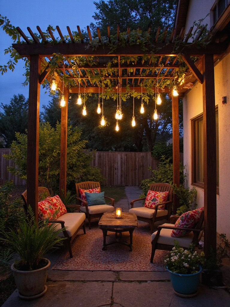 décor de lanternes envoûtantes pour la soirée