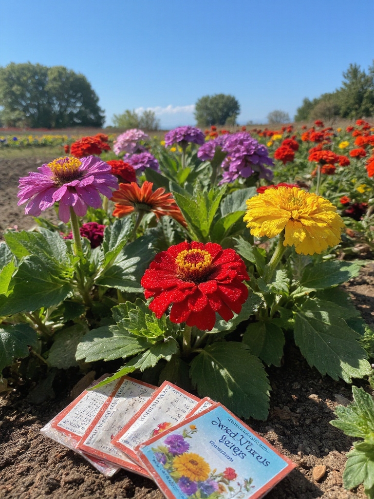 faire pousser des zinnias à partir de graines