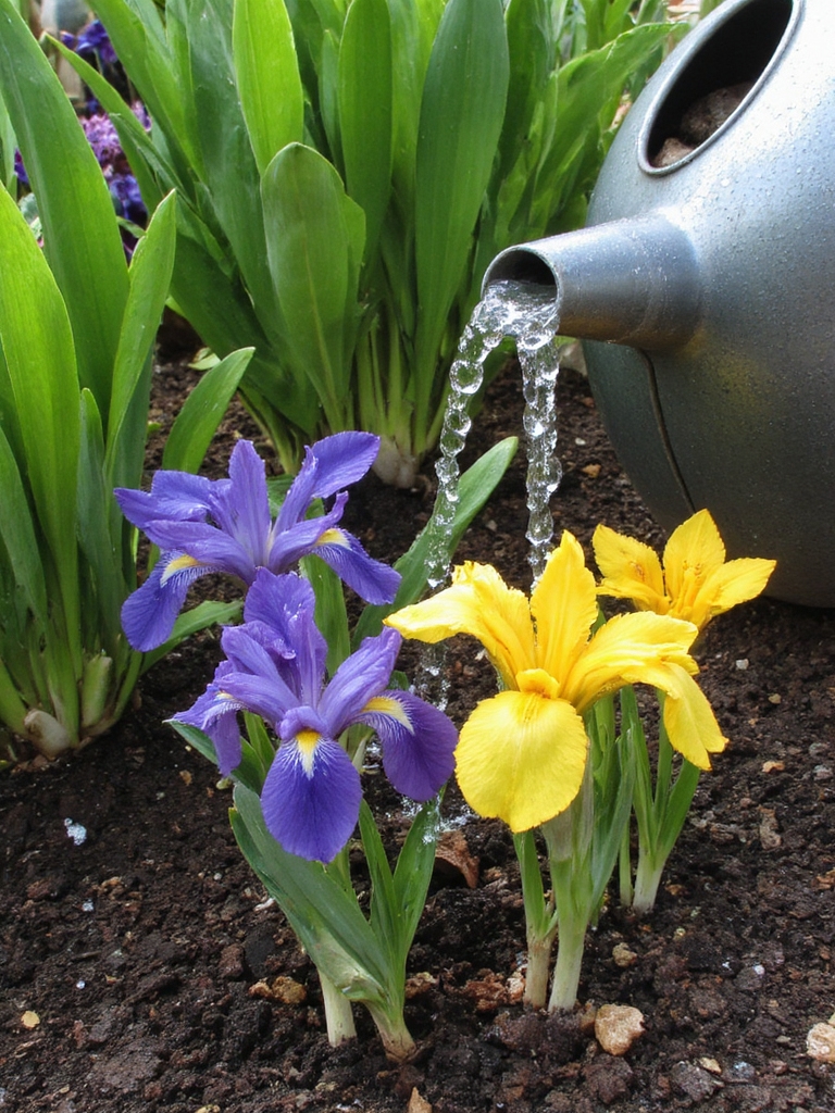 soins et arrosage des iris