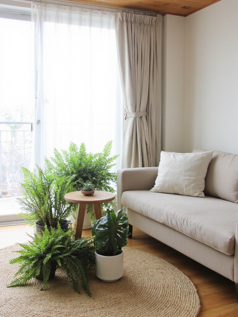 couche des plantes pour la profondeur