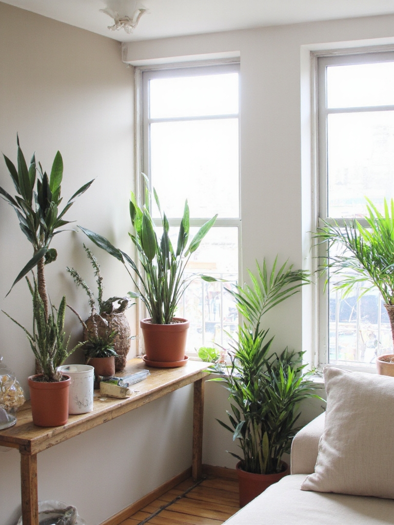 plantes d'intérieur à entretien faible